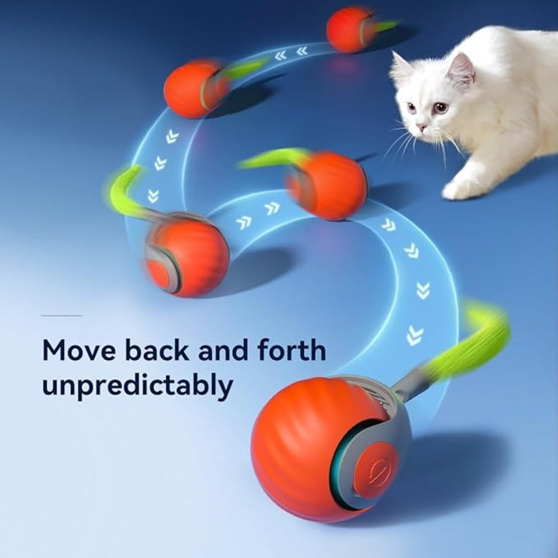 🔥Interactive Electric Rolling Ball with Teasing Tail