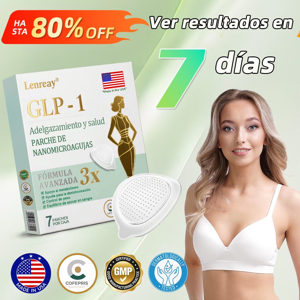 【Último día de promoción: 60% DE DESCUENTO🏅】Lenreay Parche NANO de microagujas NIDDK-Tirzepatide para Adelgazar y Salud(Sin dolor, liberación 24/7 | Pierde 9 kg RÁPIDO | Reducción del 90% en azúcar | ) 🔴01