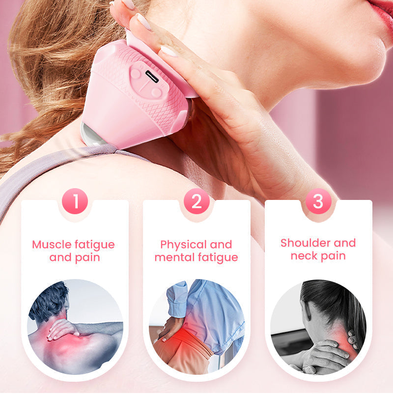 Electric Adsorption Type Vibrating Hot Compress Fascia Ball Massager