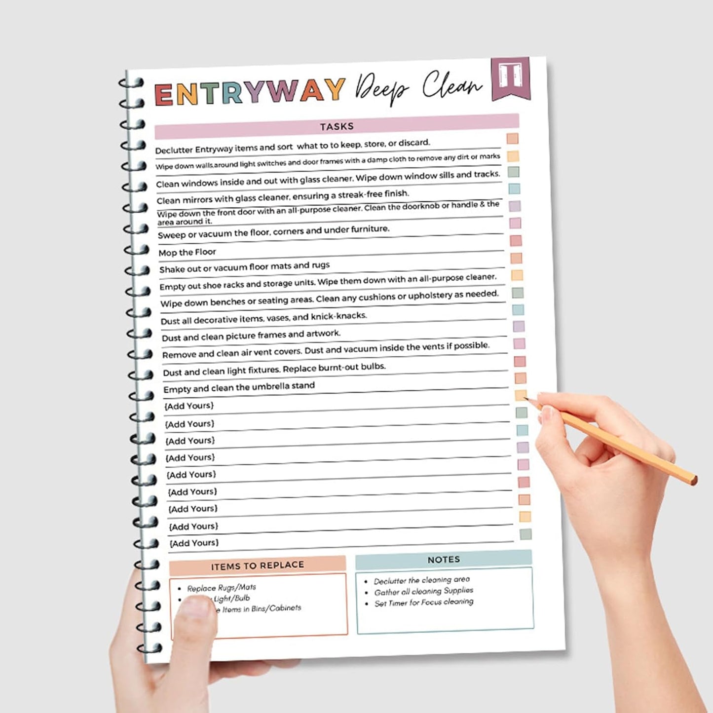 ADHD Cleaning & Organizing Toolkit - Chore Planner