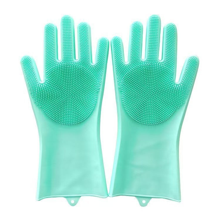πΎ Pet Grooming Gloves: Heat-Resistant, Silicone 5-Finger β Wash/Bathe/Massage!