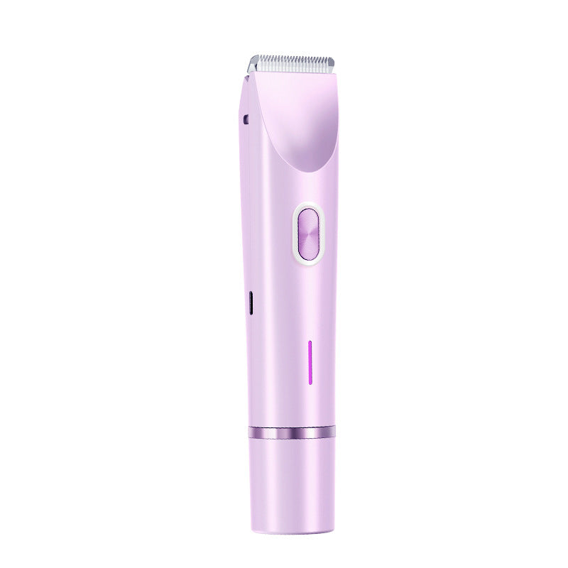 2-in-1 Women's Bikini Trimmer - Rechargeable, IPX7 Waterproof | Pain-Free for Face/Body/Sensitive Areas