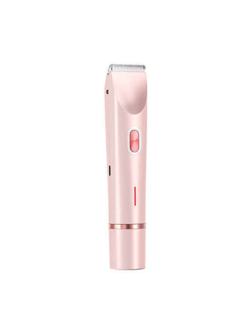 2-in-1 Women's Bikini Trimmer - Rechargeable, IPX7 Waterproof | Pain-Free for Face/Body/Sensitive Areas