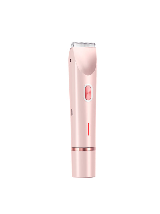 2-in-1 Women's Bikini Trimmer - Rechargeable, IPX7 Waterproof | Pain-Free for Face/Body/Sensitive Areas