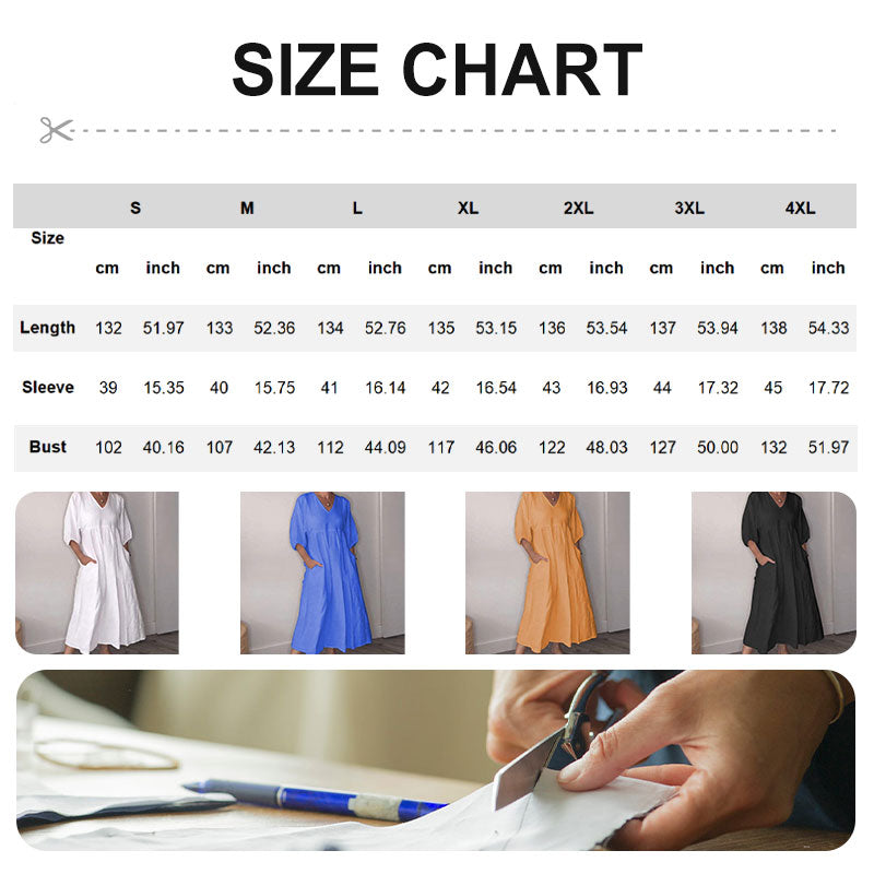 ??2025 NEW SALES - 50% OFF??Women's V-neck Casual Dress