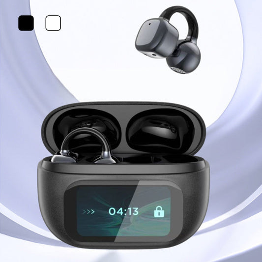??2025 HOT SALE????Ear Clip-on Smart Color Screen Intelligent Translation Headset??