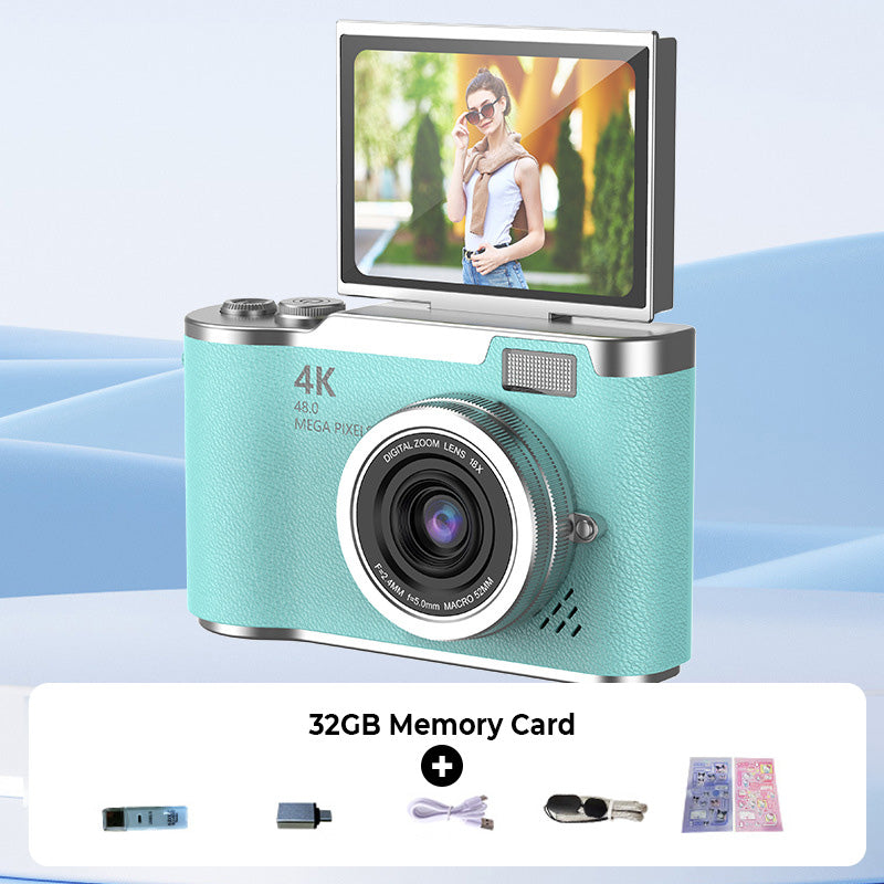 ??4K HD Flip-Screen Digital Camera??