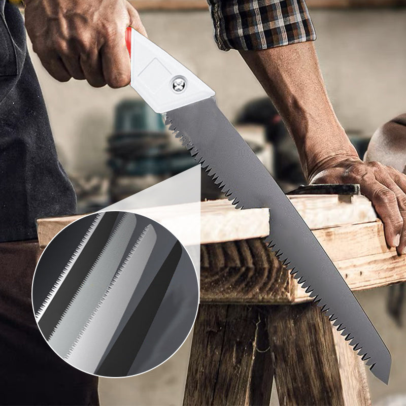 Lightweight and sharp universal pruning saw with sheath