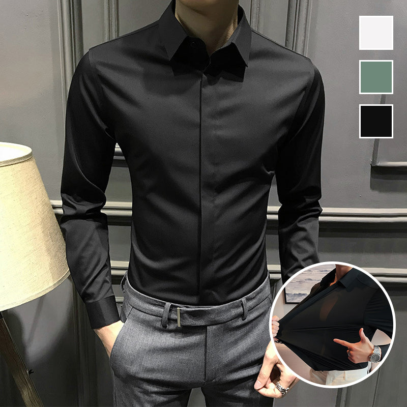 ??Men's Wrinkle-Free Button-Down Shirt