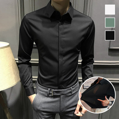 ??Men's Wrinkle-Free Button-Down Shirt