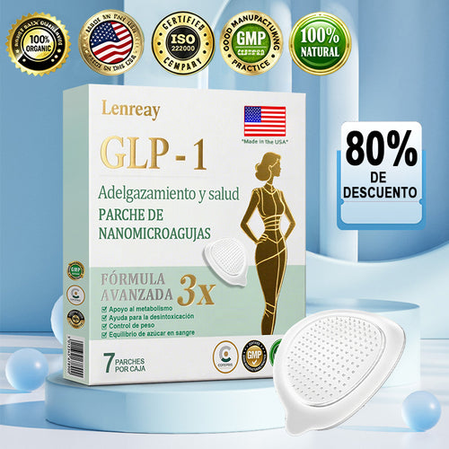 【Último día de promoción: 60% DE DESCUENTO🏅】Lenreay Parche NANO de microagujas NIDDK-Tirzepatide para Adelgazar y Salud(Sin dolor, liberación 24/7 | Pierde 9 kg RÁPIDO | Reducción del 90% en azúcar | ) 🔴01