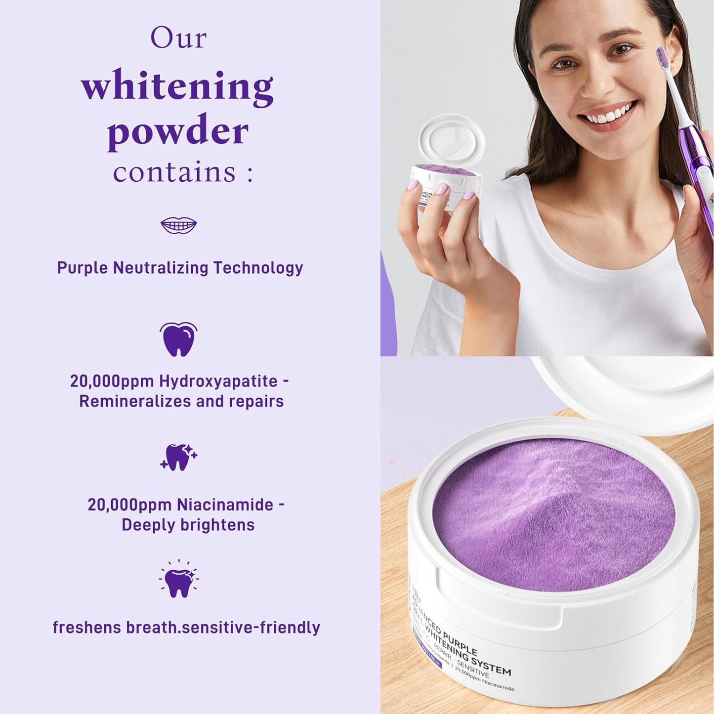 Final 3 Hours: 80% OFF 🔥Teeth Whitening Powder