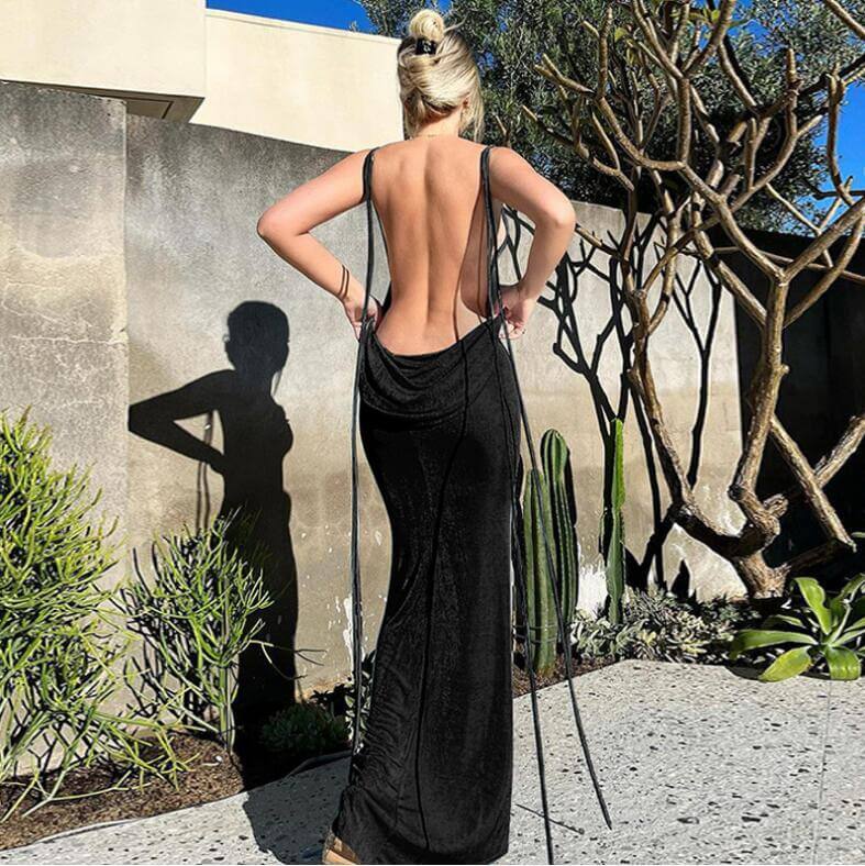 ??Backless Maxi Dress?Buy 2 Automatic 10% Off & Free Shipping??