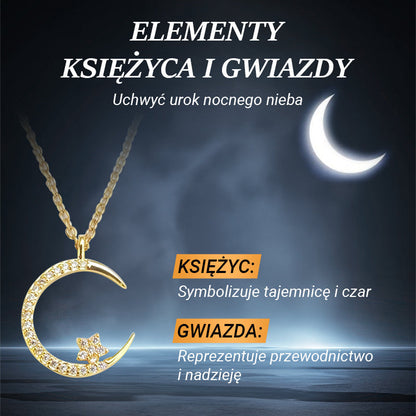 ??Bright Night: Moon Star Necklace