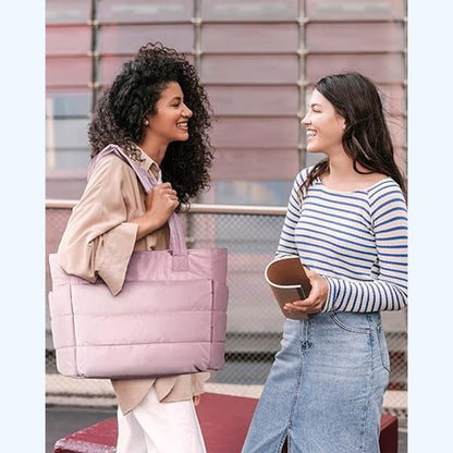 ??Lightweight Puffy Tote Bag
