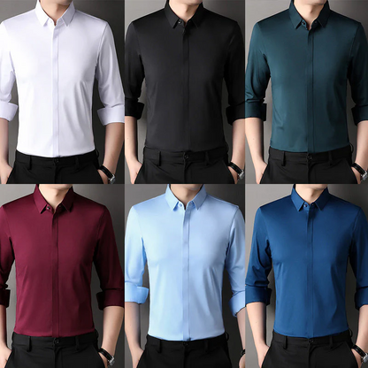 ??Men's Wrinkle-Free Button-Down Shirt