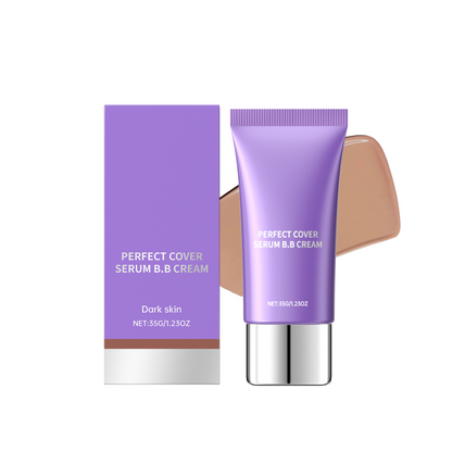 Perfect Cover Serum BB Cream, Purple Misha BB Cream, Skin Care Foundation Makeup, Tinted Moisturizer