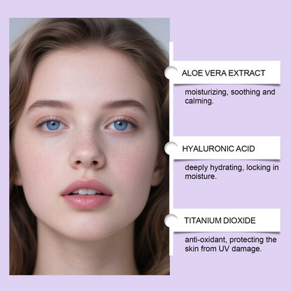 Perfect Cover Serum BB Cream, Purple Misha BB Cream, Skin Care Foundation Makeup, Tinted Moisturizer