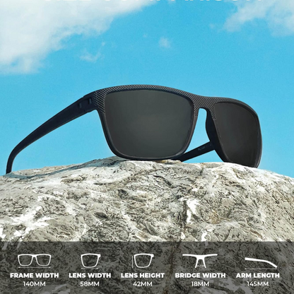 Polarized Sunglasses for Men, Lightweight Sun Glasses with UV Protection for Driving Fishing Golf