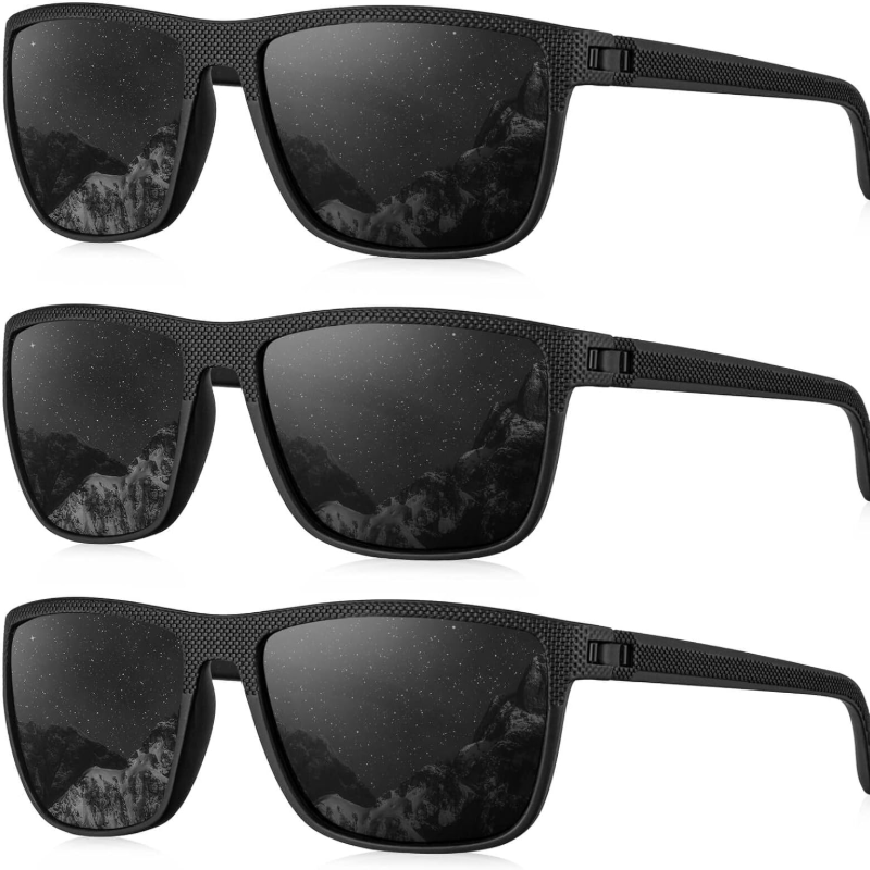 Polarized Sunglasses for Men, Lightweight Sun Glasses with UV Protection for Driving Fishing Golf