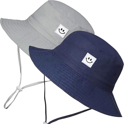 Toddler Sun Hat Beach Bucket Hat for Girls Boys Toddlers