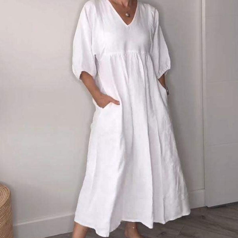 ??2025 NEW SALES - 50% OFF??Women's V-neck Casual Dress