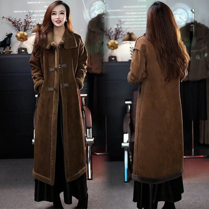 ??Winter Specials?? Stylish Plush Lined Overcoat for Women