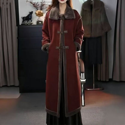 ??Winter Specials?? Stylish Plush Lined Overcoat for Women