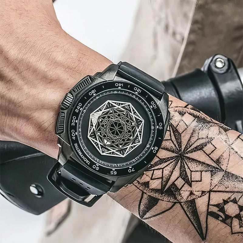 Men’s  Luminous Silicone Quartz Watch