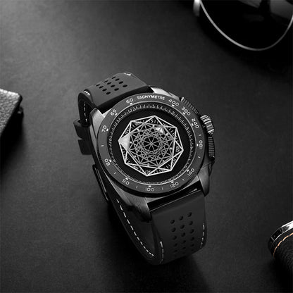 Men’s  Luminous Silicone Quartz Watch