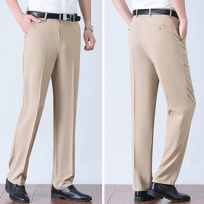 Men's Ice Silk Quick Dry Suit Pants