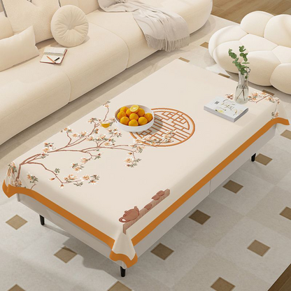 Heat-Resistant Waterproof Oil-Proof PVC Tablecloth